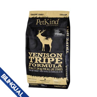 PetKind - Formule de venaison pour chien, format: 25lbs