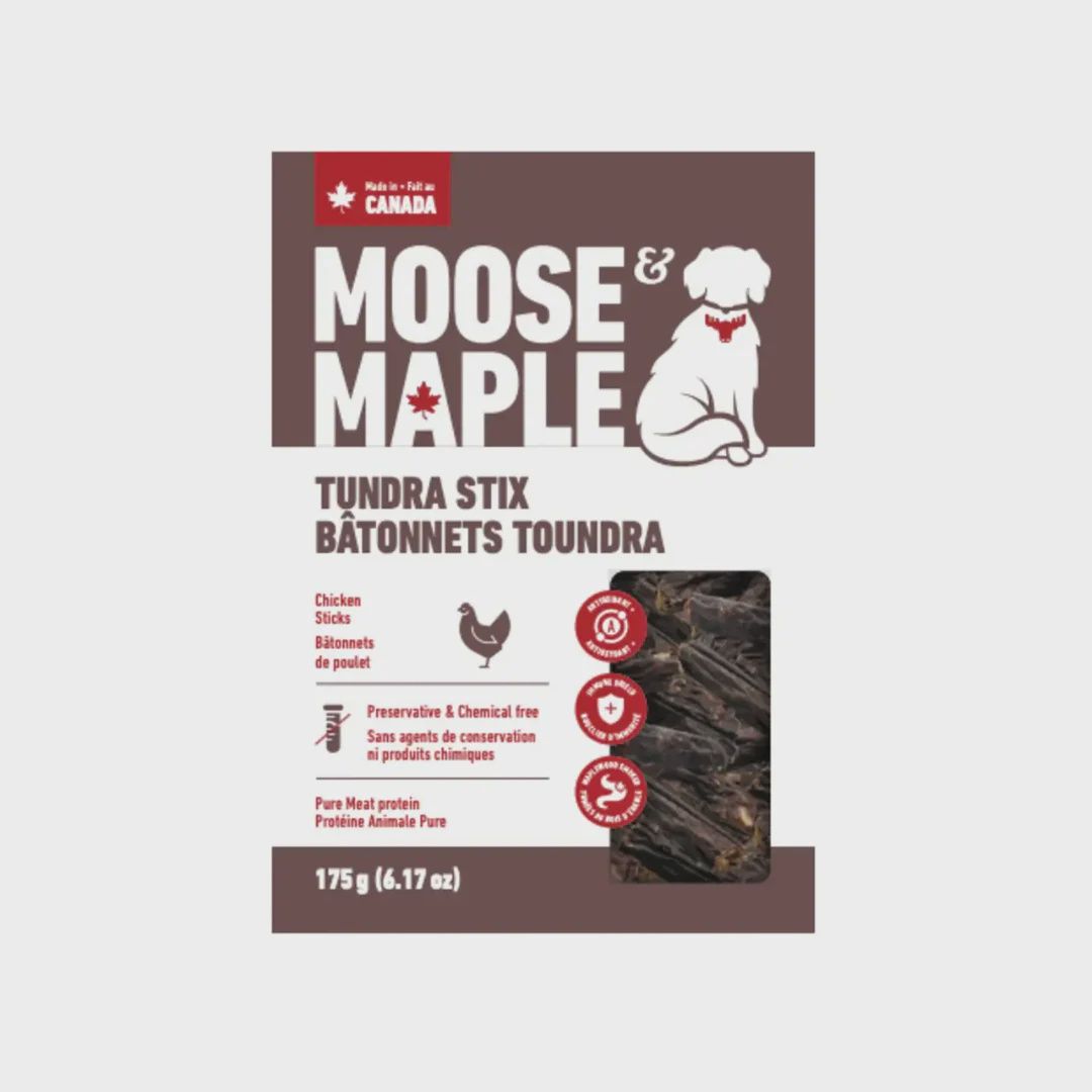Moose &amp;amp; Maple - Gateries pour chien, bâtonnets toundra, 175g