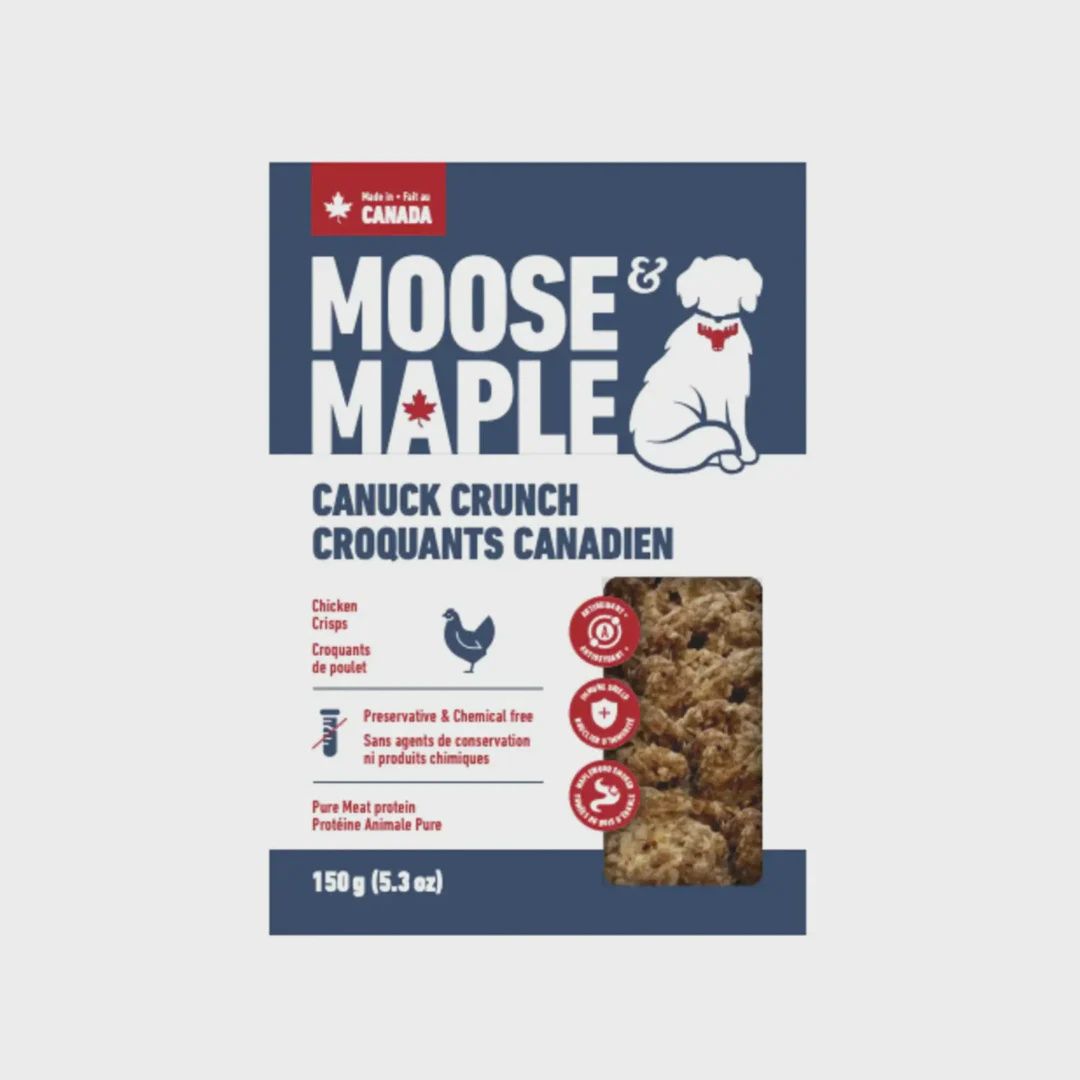 Moose &amp; Maple - Gateries pour chien, Croquants Canadien, 150g