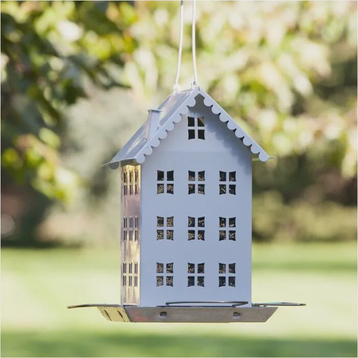 Perky-Pet - mangeoire maison ferme blanche 2,8lb