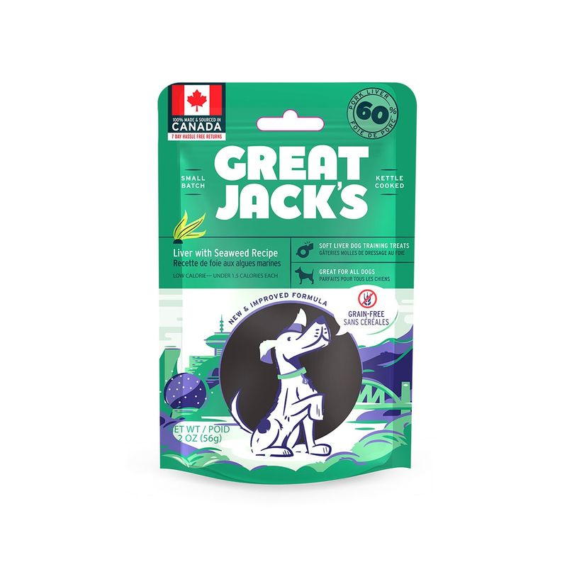 Great Jacks - Soft Training Treats with Liver and Seaweed
