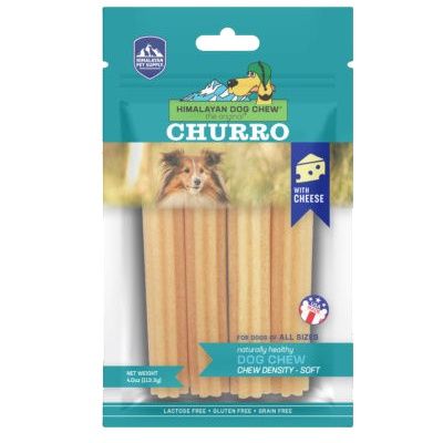 Himalayan Pet Supply - Cheese Chew Treat Churro Stick 4 Units Per Bag