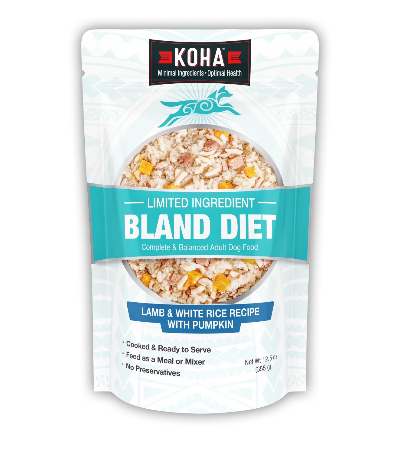 Koha Bland Diet - Limited Ingredient Pouch 12.5oz Three Different Protein Options