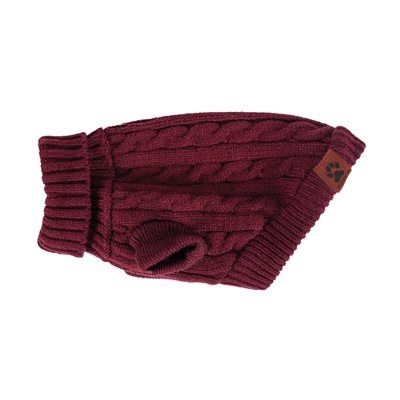 Shedrow K9 - Manteau en tricot torsadé pour chien