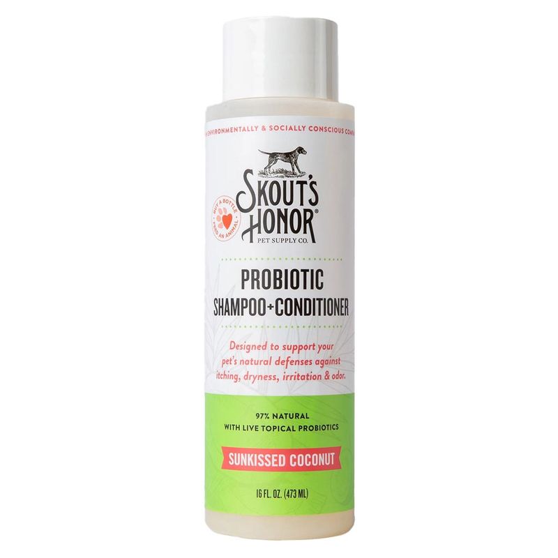 Skout's Honor - shampooing+revitalisant probiotiques - 16oz