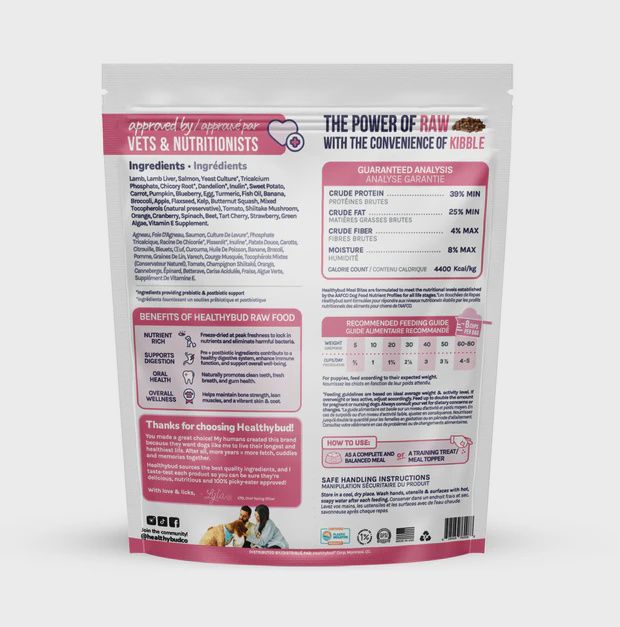 HealthyBud - Rehydratable Dog Meal Bites 397g