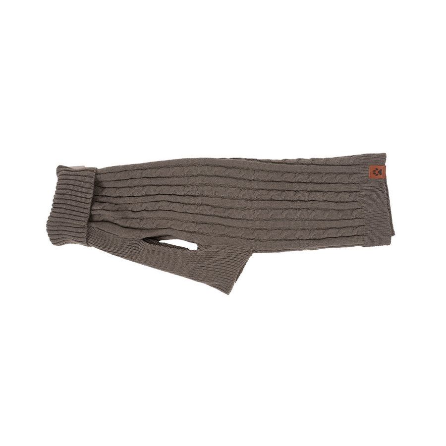 Shedrow K9 - Manteau en tricot torsadé Plus pour chien
