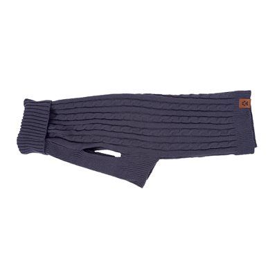 Shedrow K9 - Manteau en tricot torsadé Plus pour chien