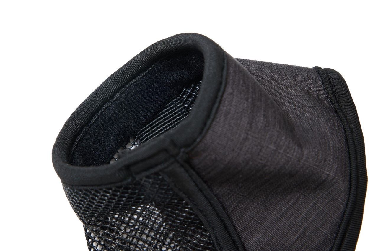 RcPets - Muselière douce noir chiné