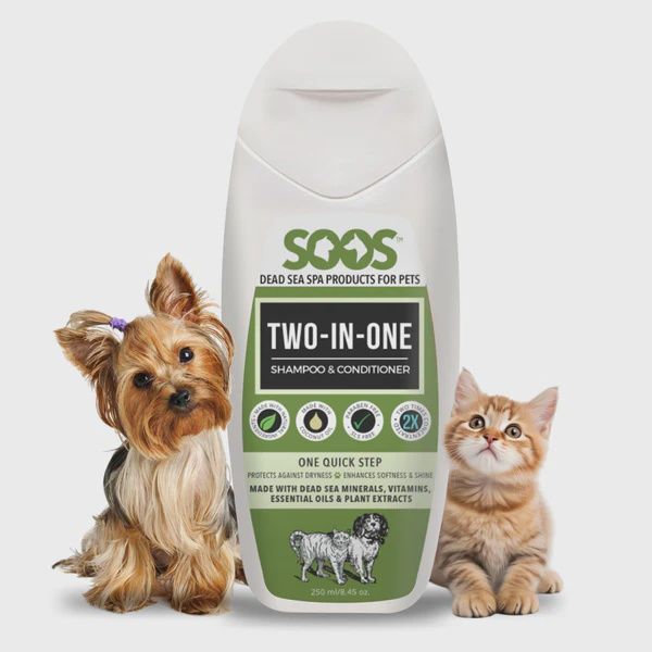 SOOS Pets - shampoing et revitalisant deux-en-un - 500ml