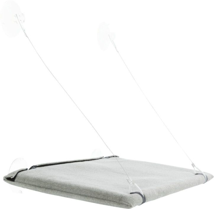 Trixie - Plateforme de fenêtre en velours, pour chat