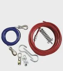 Zinco - Système d'attache sur chariot, Cable d'acier