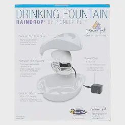 Pioneer pet - Fontaine d'eau pour animaux, Raindrop, 1.77L (60oz)