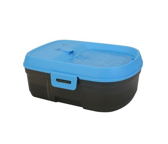 H2O - Wireless Dog Fountain, 6L, Black and Blue