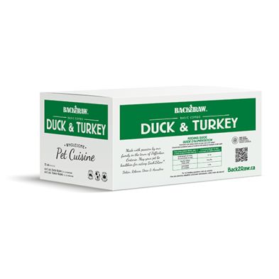 Back 2 Raw - Raw for Dogs, Carni, Turkey &amp; Duck, 12lbs