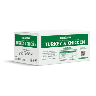 Back 2 Raw - Raw for Dogs, Carni, Turkey &amp; Chicken, 12lbs