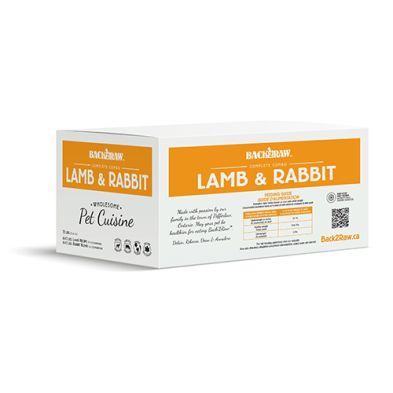 Back 2 Raw - Raw for Dogs - Omni, All Lamb &amp; Rabbit Blend - 12lbs