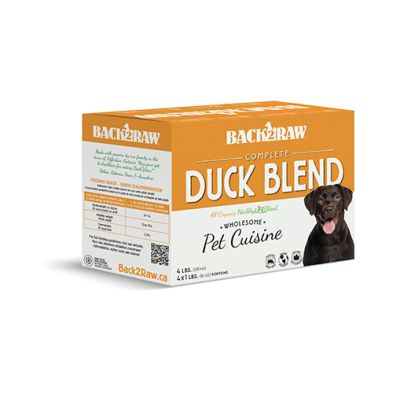 Back 2 Raw - Raw for Dogs - Omni, Duck Blend - 4lbs