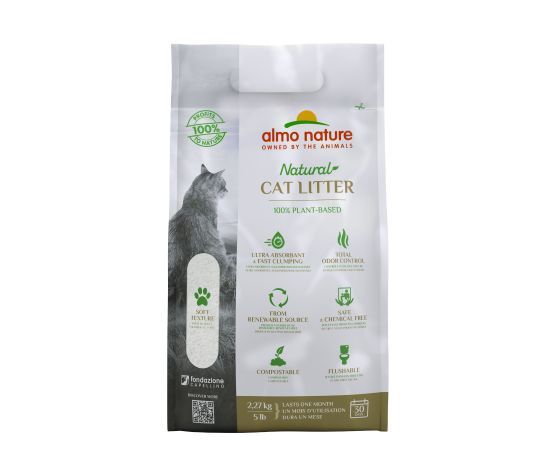 Almo Nature - 100% Plant-Based Cat Litter, format: 5lbs