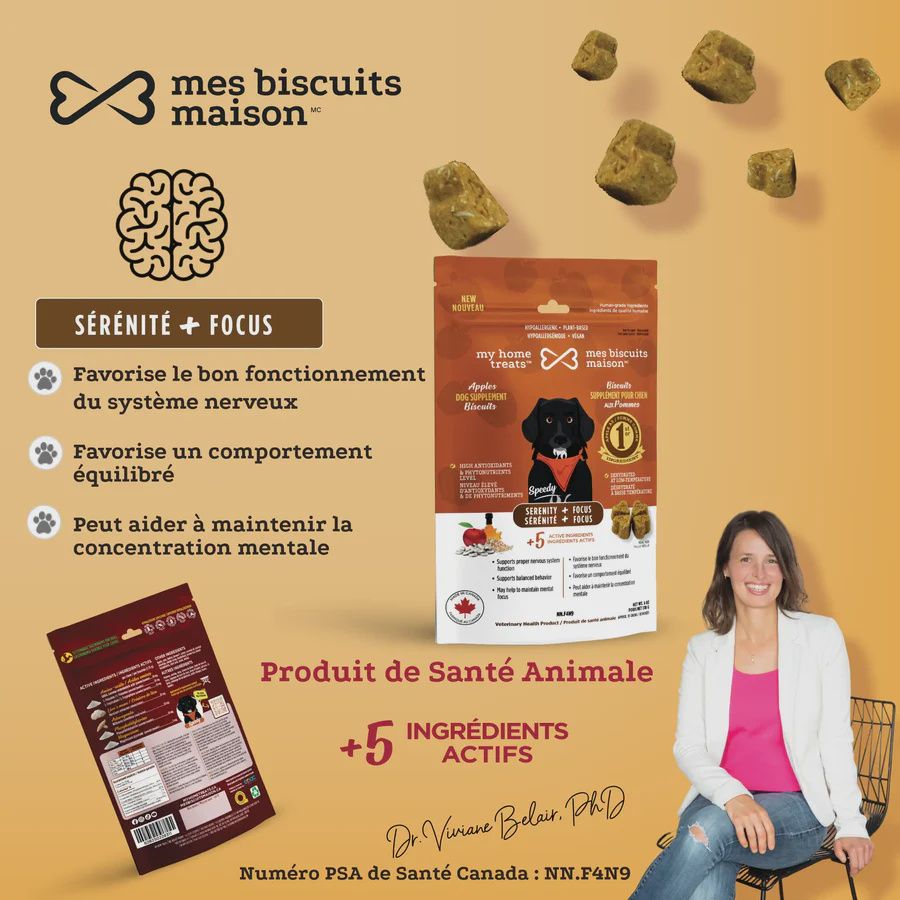 Mes biscuits maison- Biscuit pour chien avec suppléments fonctionnel 170gr