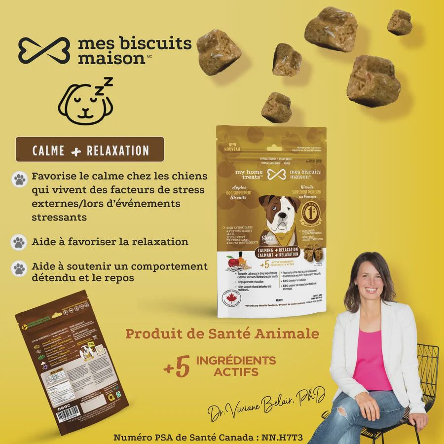 Mes biscuits maison- Biscuit pour chien avec suppléments fonctionnel 170gr
