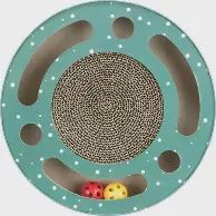 Trixie - Griffoir de Noël en carton, avec Balles Jouet