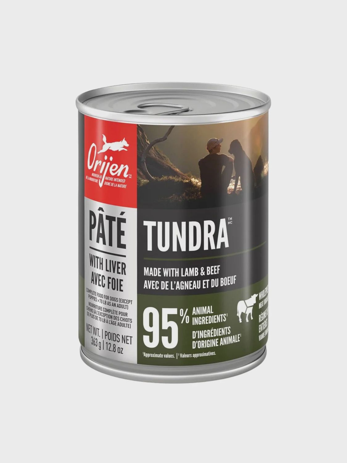 Orijen - Conserve pour chien, Pâté avec Foie 363g