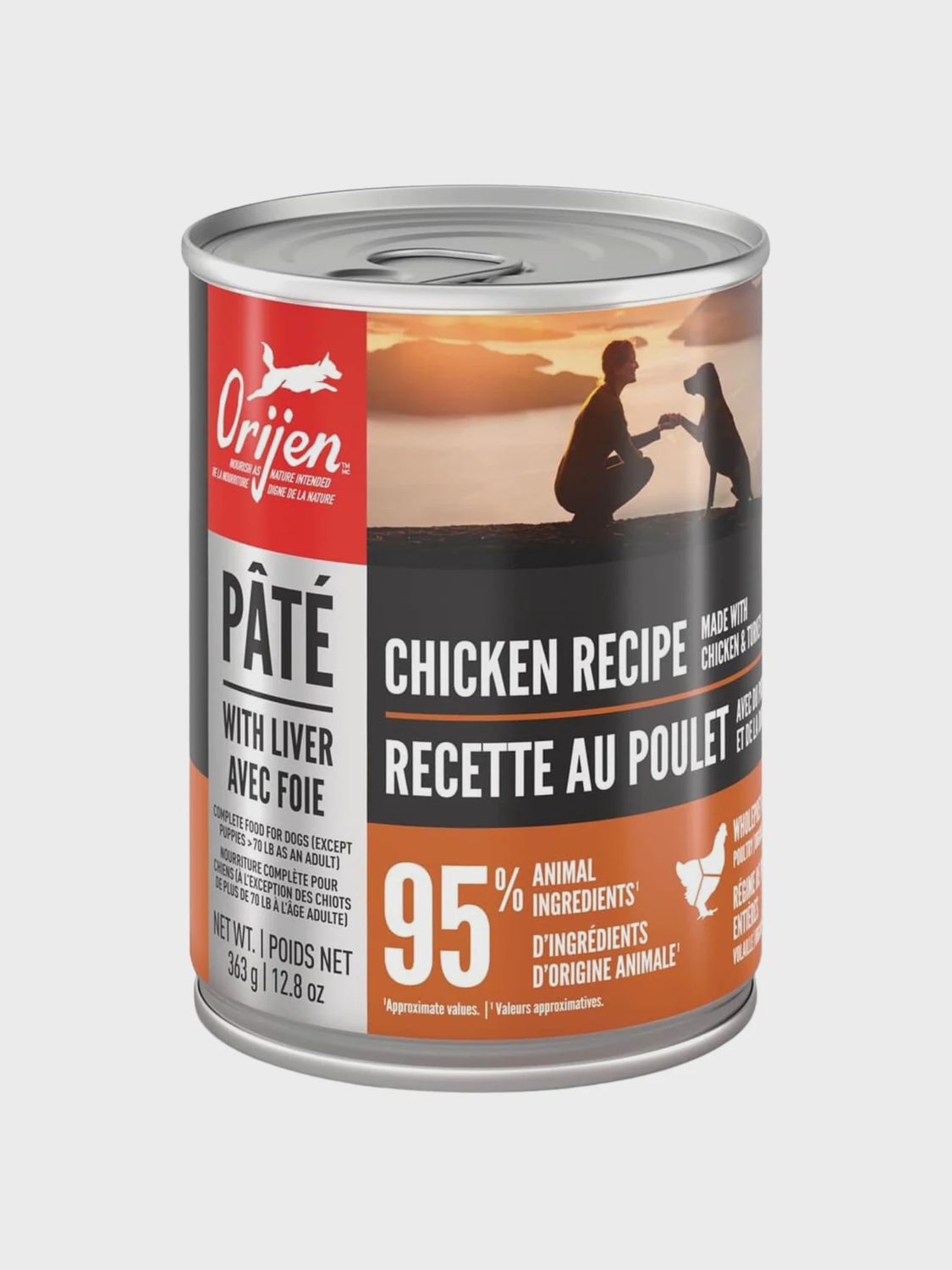Orijen - Conserve pour chien, Pâté avec Foie 363g