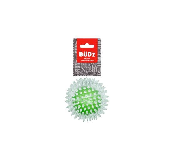 Büd'z - Transparent Spike Ball with Squeaker - 9cm