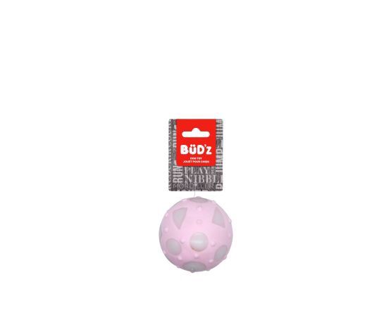 Büd&#39;z - Full Rubber Ball, Colour: rose (7.5cm)