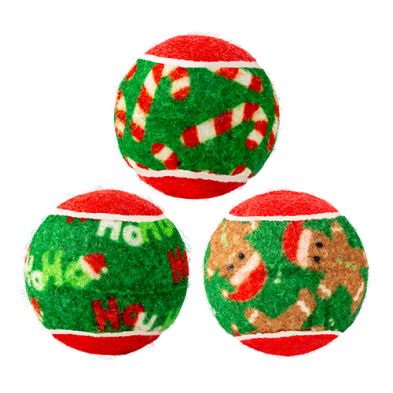 Kong HOLIDAY - SqueakAir Balls, Toy for Small Dogs Pack of 6 Units