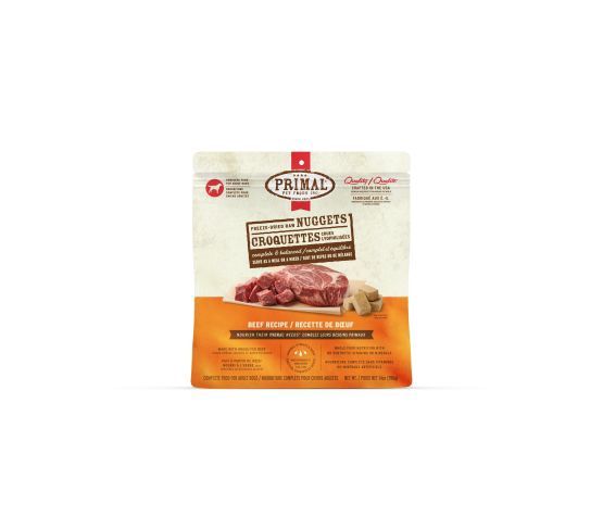 Primal-Croquettes Crues Lyophilisées , pour chien