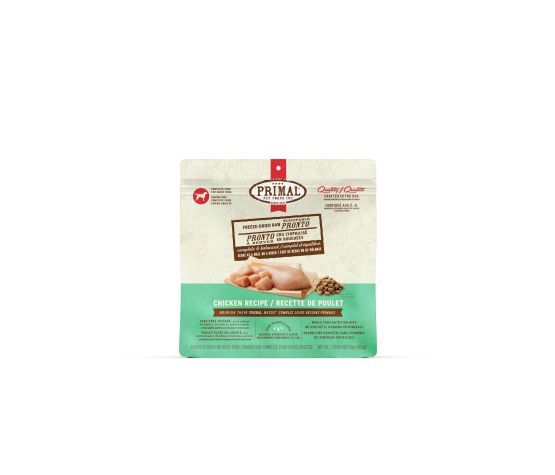 Primal-Croquettes Crues Lyophilisées , pour chien en bouchées