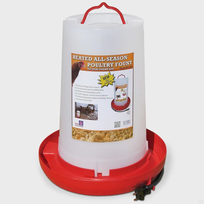 Farm Innovators- Heated Poultry Waterer 3 Gallons