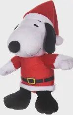 Fetch For Pets - Peanut, Christmas Toy, Santa Snoopy
