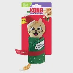 Kong - Pull-a-Partz, Jouet de Noël pour chat