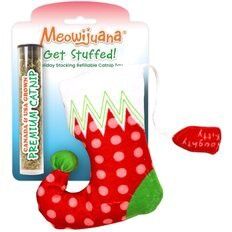 Smarter Paw - Meowijuana - Get Stuffed, Jouet de Noël pour chat