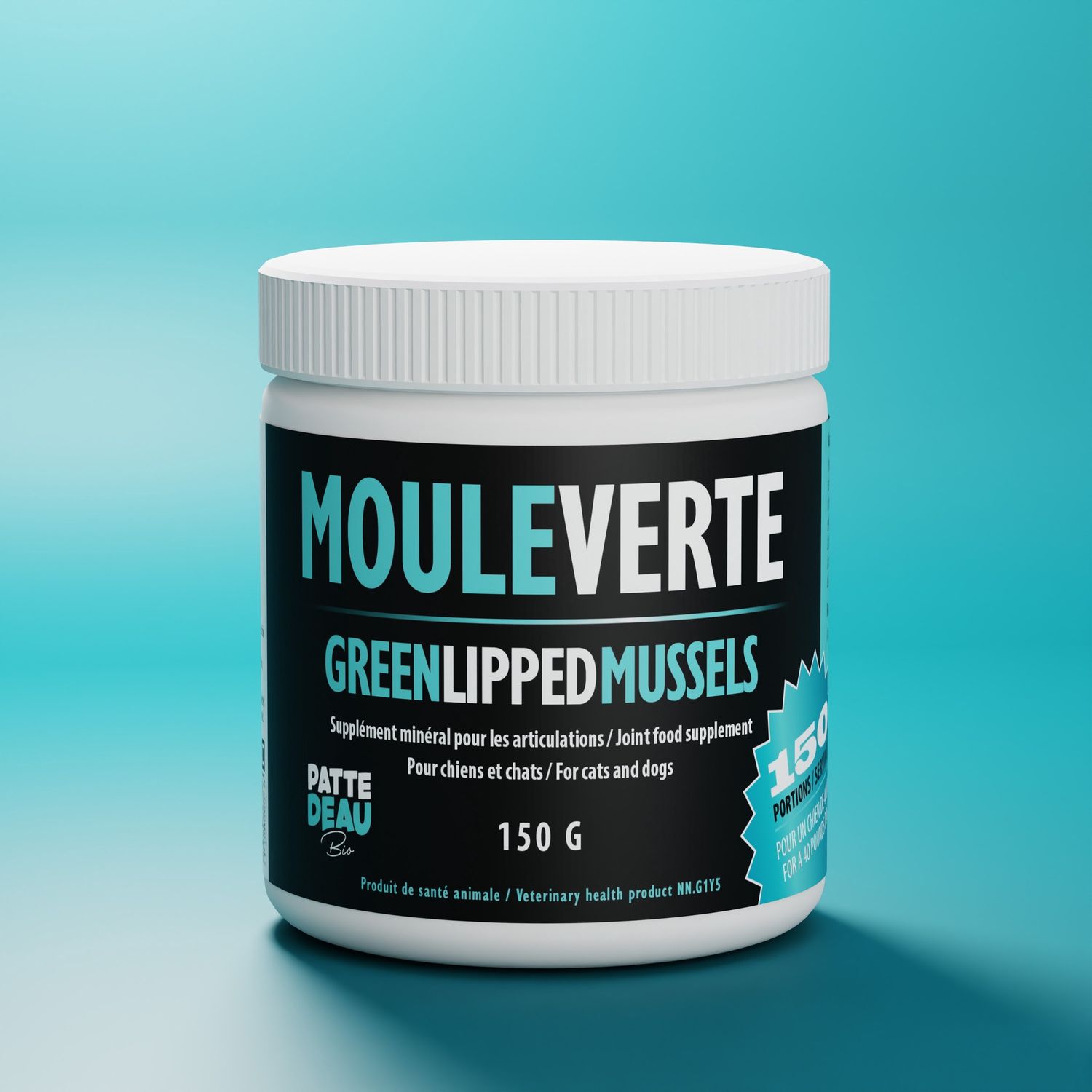 Patte D&#39;Eau Bio - Moule Verte, 150gr