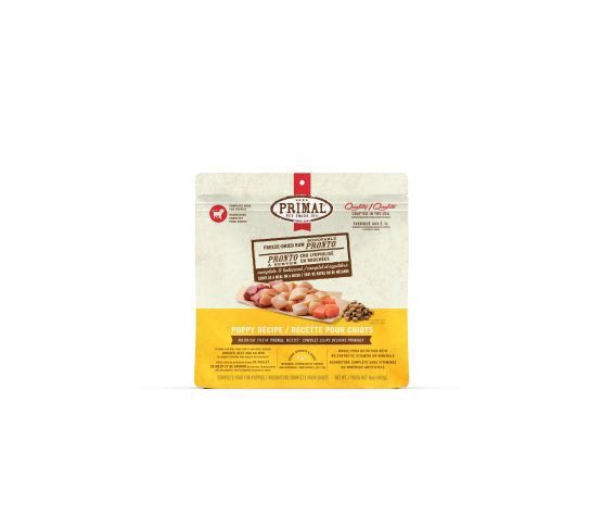 Primal - Nourriture lyophilisé pour chiot, en bouchées, au poulet, 453g