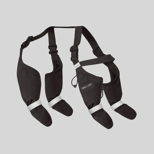 Canada Pooch - Suspender Boots, Short for Dogs, couleur: noir, taille: taille 2