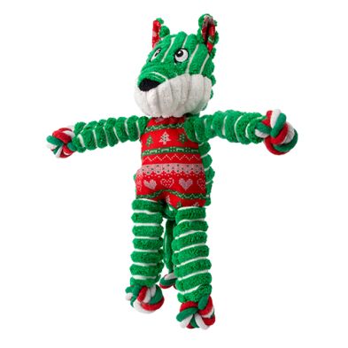 Kong - Floppy Knots, Christmas Fox, Small/Medium