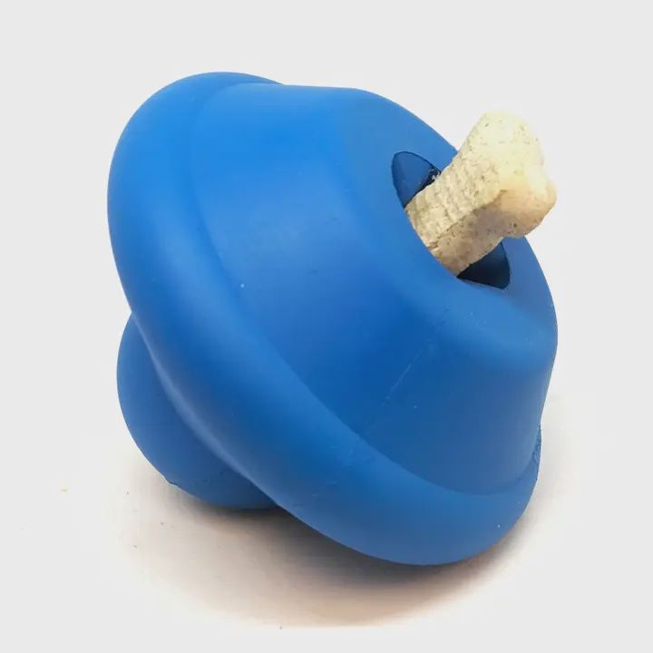 SodaPup -Spotnik Soucoupe Volante - Jouet à Mâcher et Distributeur de Friandises - Bleu