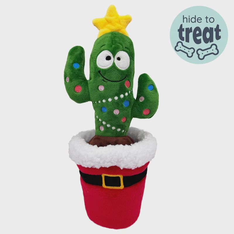 Huxley &amp; Kent - Christmas Plush, Seek n' Treat Prickly &amp; Bright Pawt, Large