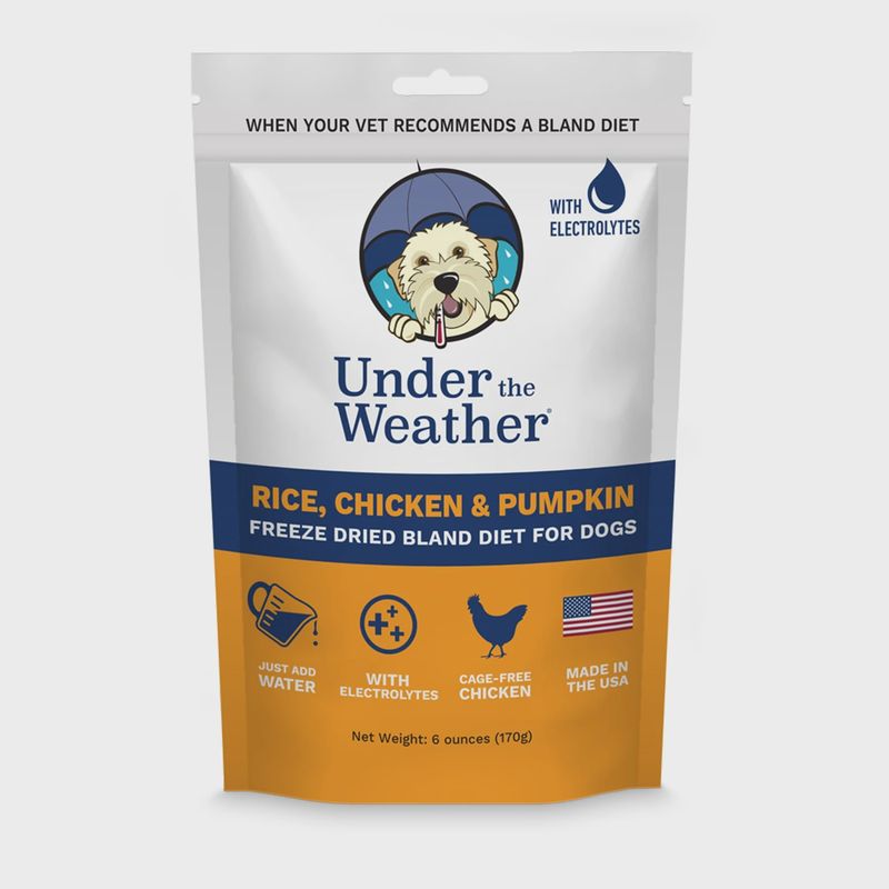 Under the Weather - Recette poulet, Riz &amp; Citrouille, 6oz