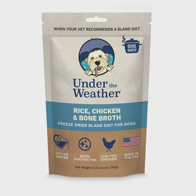 Under the Weather - Recette Riz, Poulet &amp; Bouillon d'os, 6oz