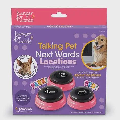 Brightkins - Talking Button, Talking Pet, Next Words, Places