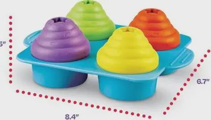 Brightkins - Dog Puzzle, Cupcake Party