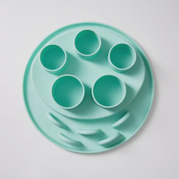 Feeder puzzle- Puzzle Digger feeding bowl for cats, interactive cat toys, couleur: Vert Menthe