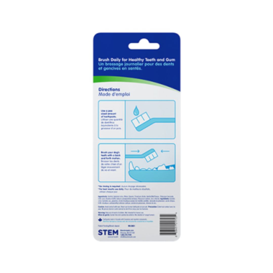 Bluestem - Toothbrush &amp; Toothpaste Set, Mint Flavor for Dogs 70g