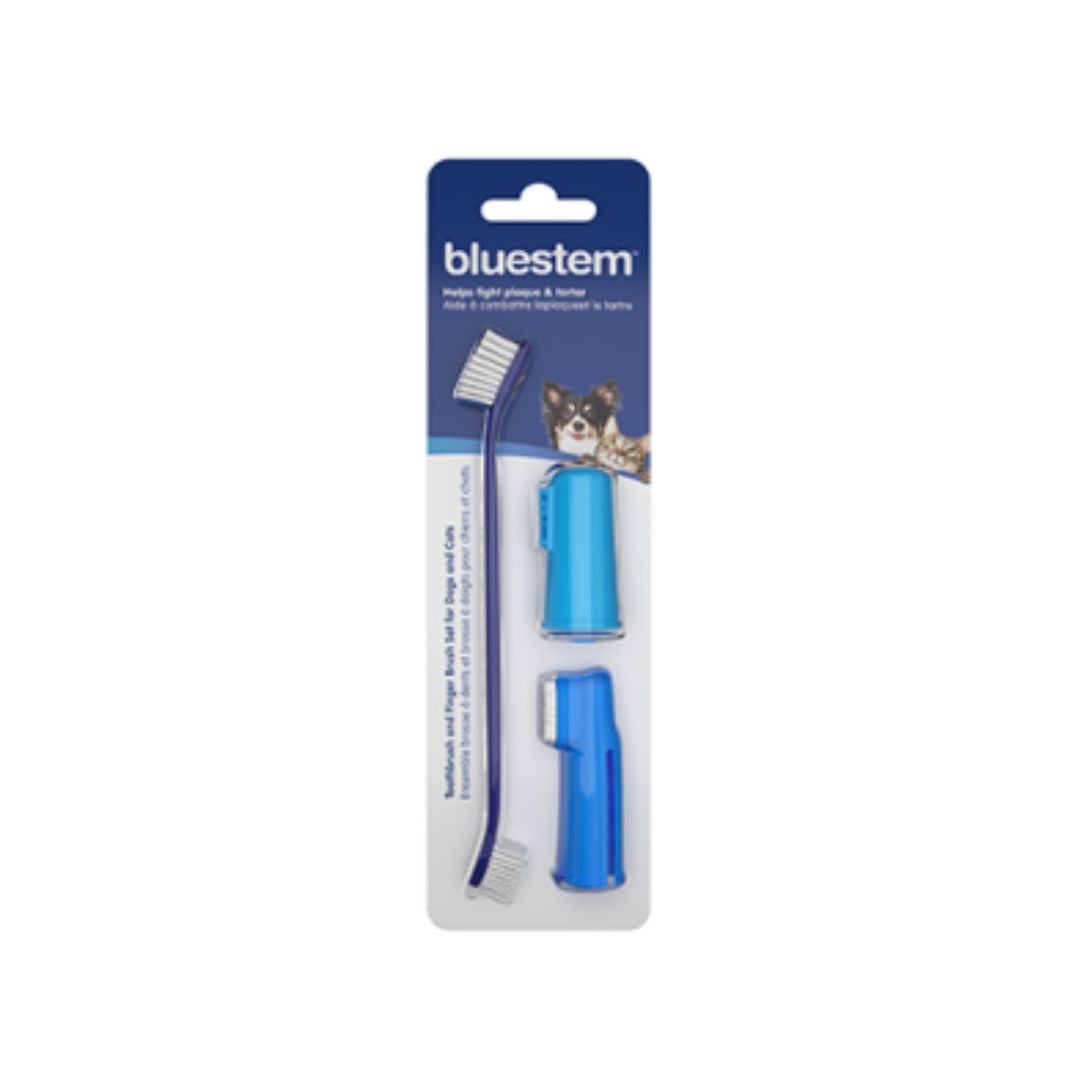 Bluestem - Toothbrush Set for Cats &amp; Dogs